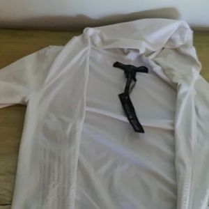 WHITE  HOODIE